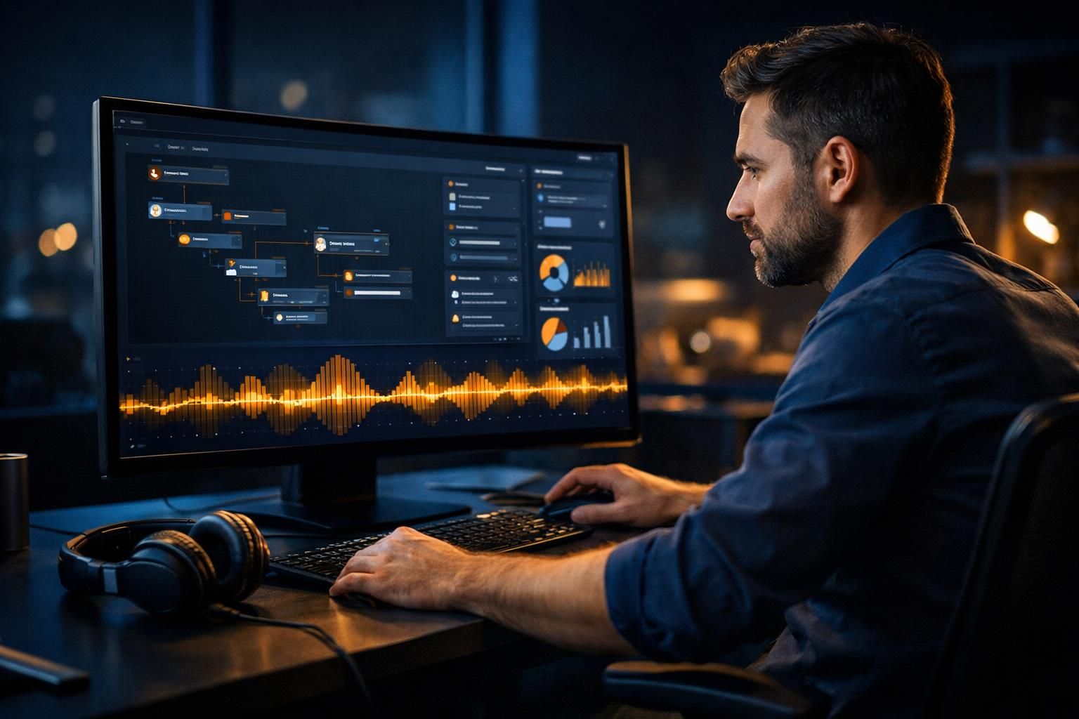 découvrez comment créer un agent vocal efficace avec notre solution voicebot no-code, sans besoin de compétences en développement. simplifiez la création de votre assistant vocal dès aujourd'hui !