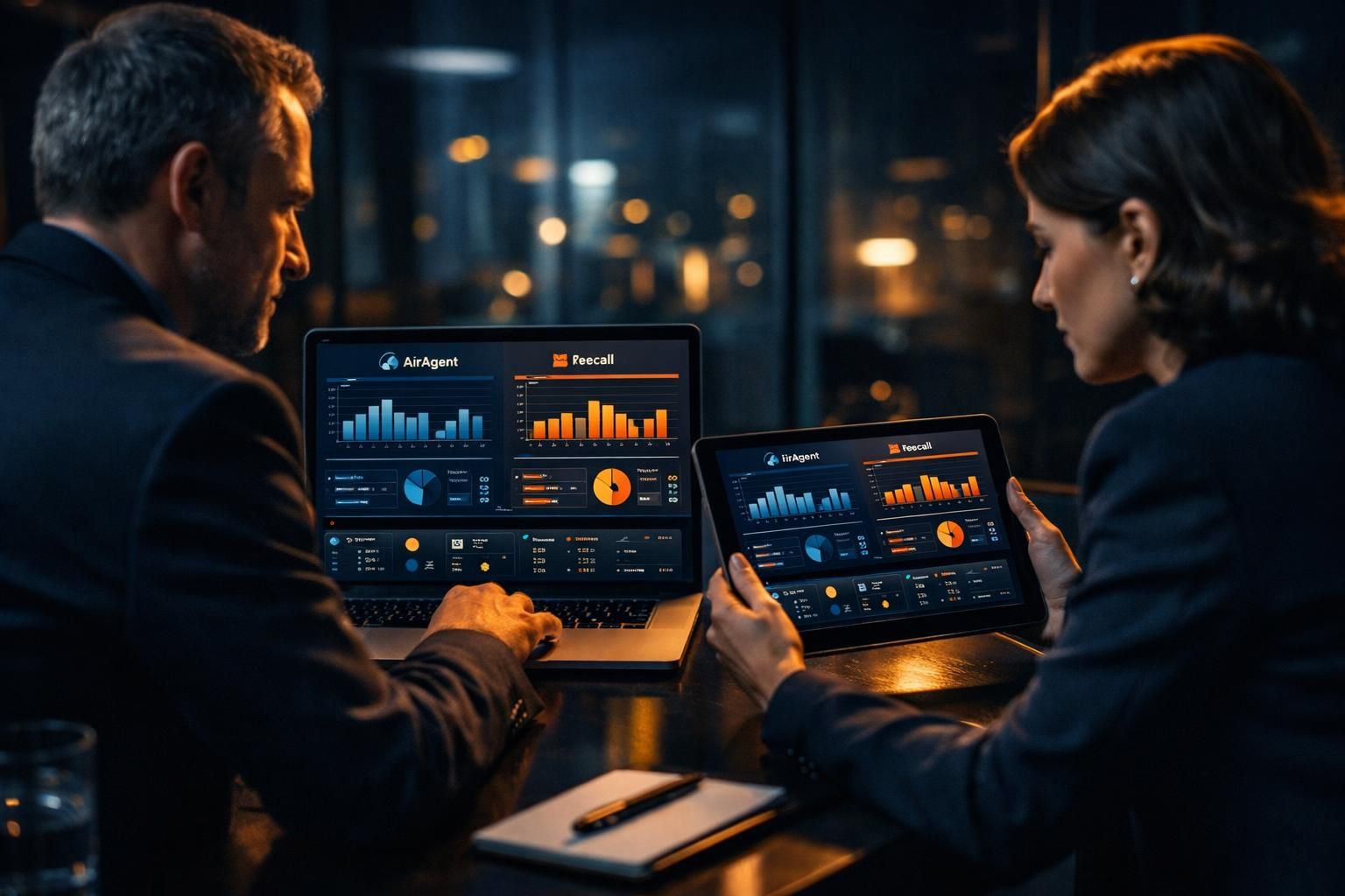 découvrez notre comparaison entre airagent et reecall, deux agents vocaux ia, pour choisir la solution idéale qui optimisera l'accueil de votre entreprise.