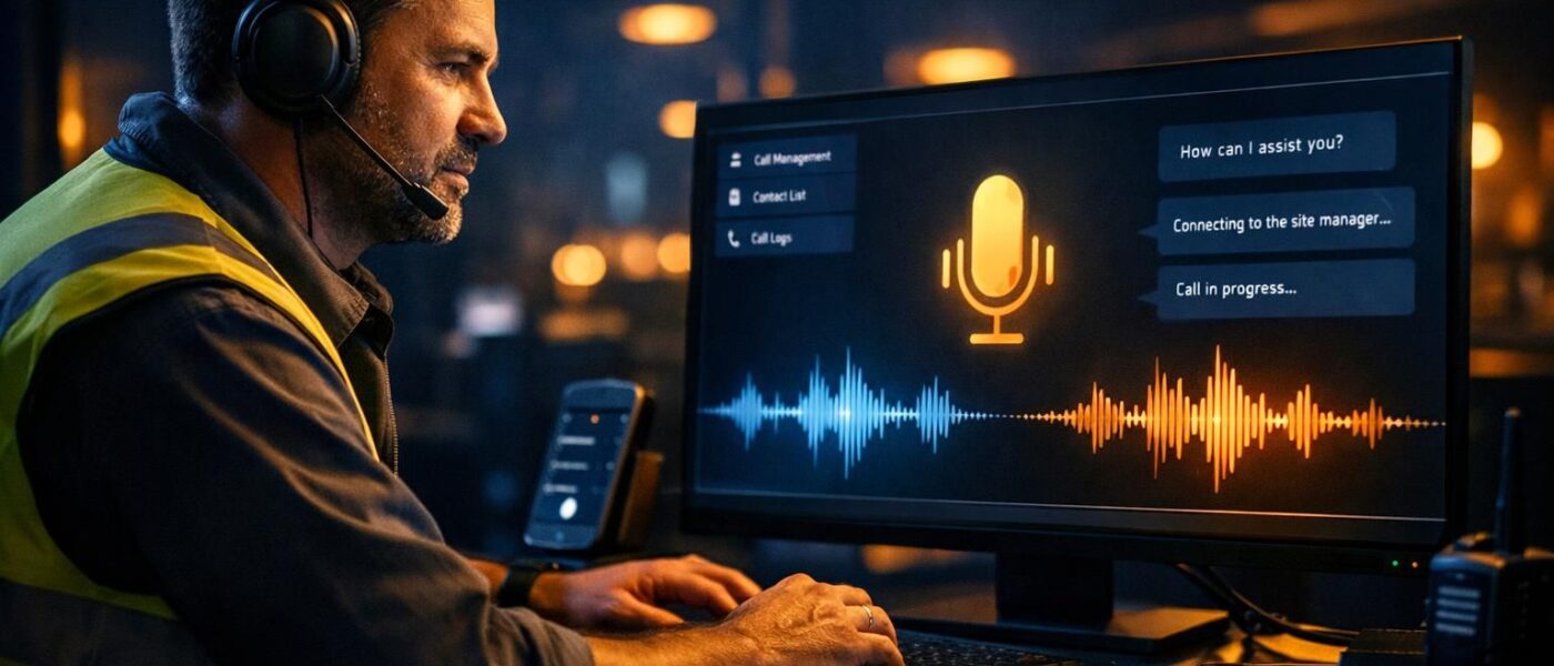 IA Vocale et BTP : Gérer les Appels de Chantier avec un Agent