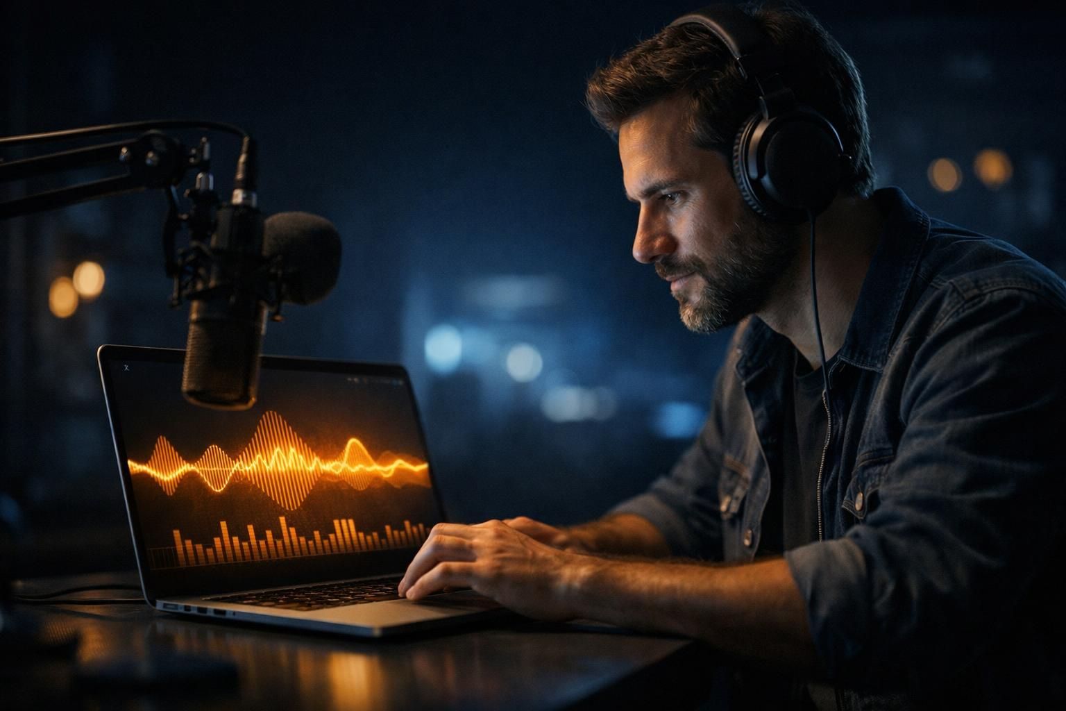 découvrez comment transformer votre voix en voix off professionnelle grâce à l'intelligence artificielle, pour des enregistrements clairs et percutants.